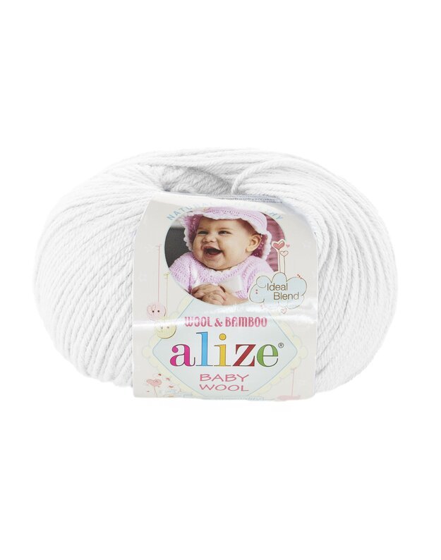 Alize BABY Wool mezgimo siūlai - 55