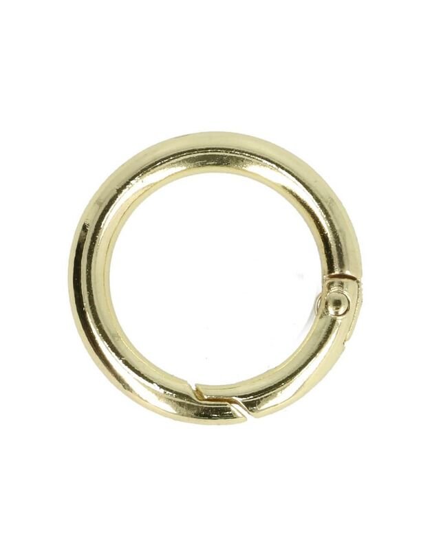 Metalinis žiedas užsegamas 32 mm aukso sp