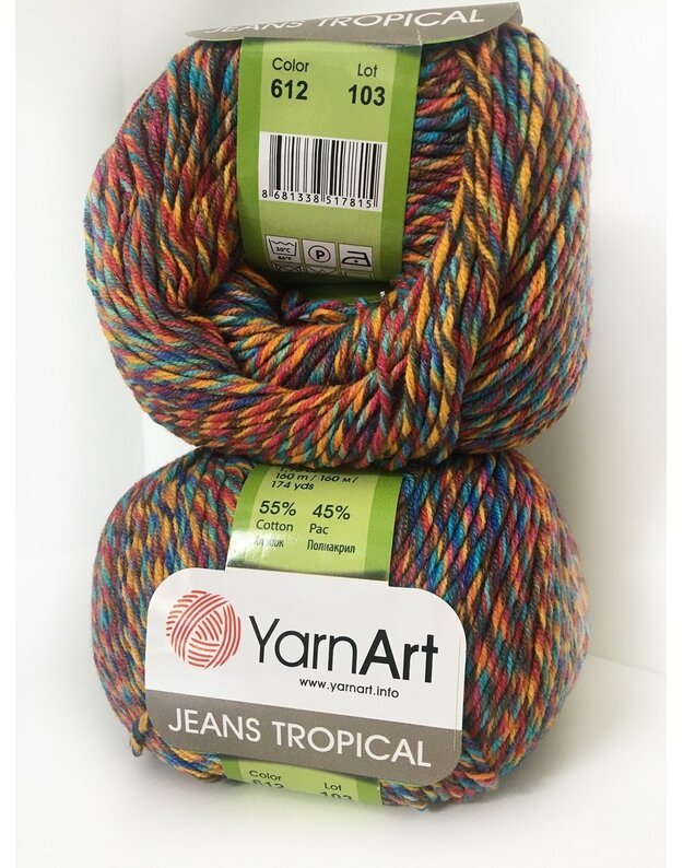 YarnArt Jeans Tropical 612